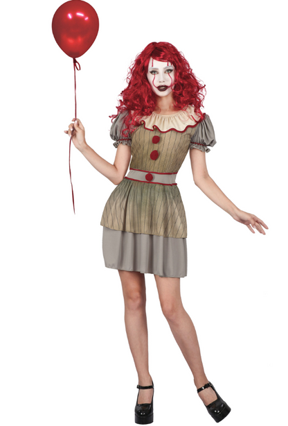 Déguisement clown psycho femme