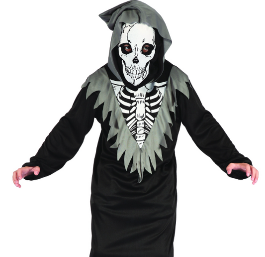 Déguisement squelette faucheur garçon