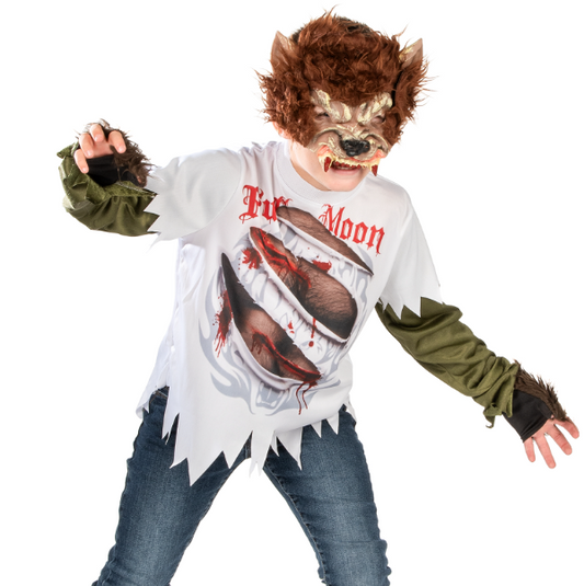 Déguisement Loup-Garou pour enfant - Luxe
