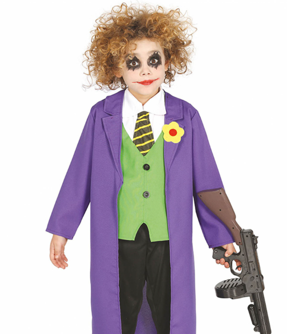 Déguisement clown joker fou enfant