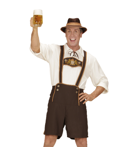 Déguisement bavarois marron grande taille homme