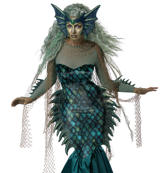 Déguisement sirène malfaisante luxe femme