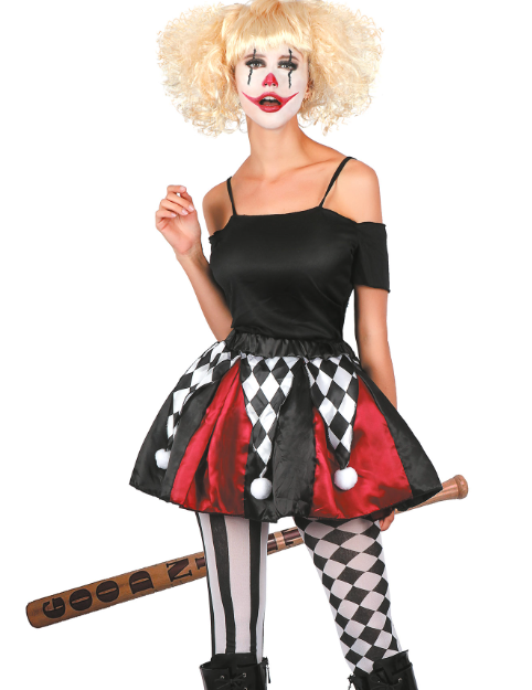 Déguisement jupe arlequin femme