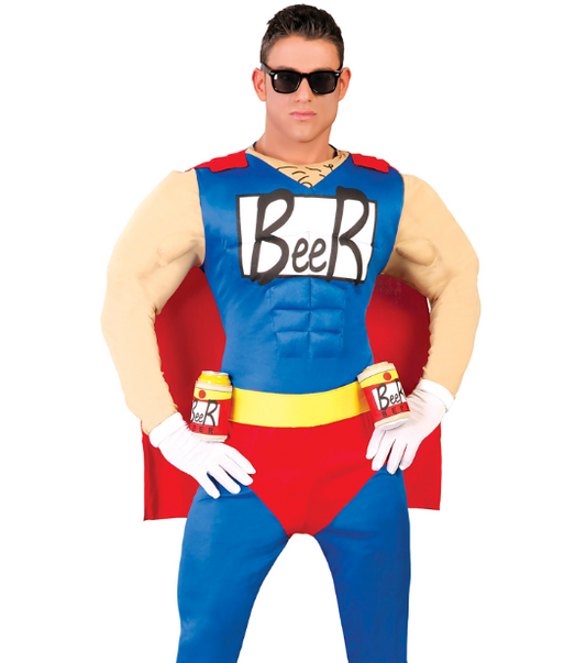 Déguisement humoristique Beerman adulte