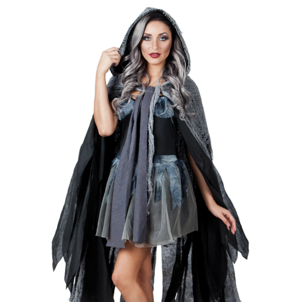 Cape obscure 150 cm adulte Halloween