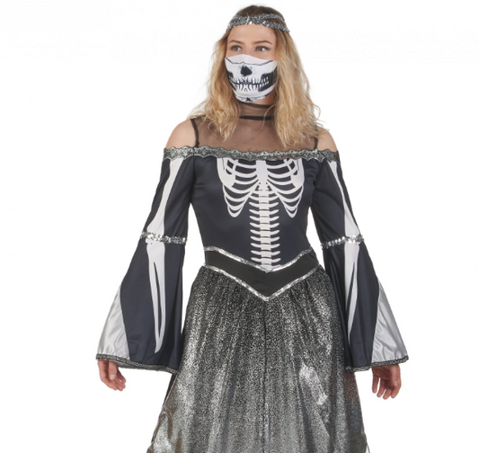 Déguisement princesse squelette femme