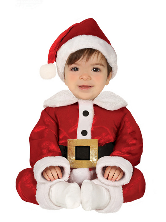 Déguisement Père Noël luxe bébé