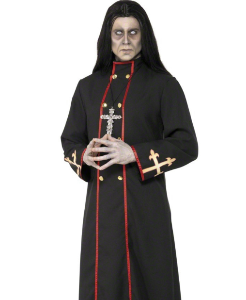 Déguisement moine démoniaque homme Halloween