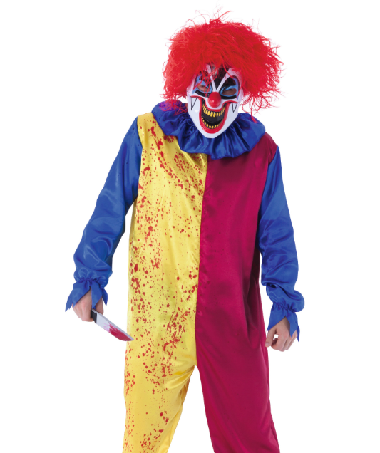 Déguisement clown psychopathe adulte