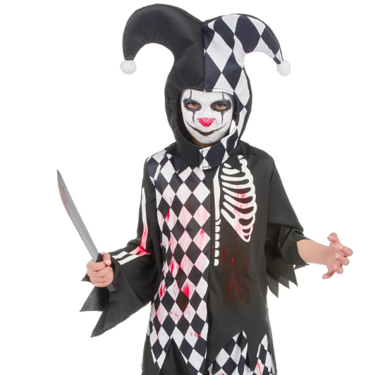 Déguisement arlequin ensanglanté garçon