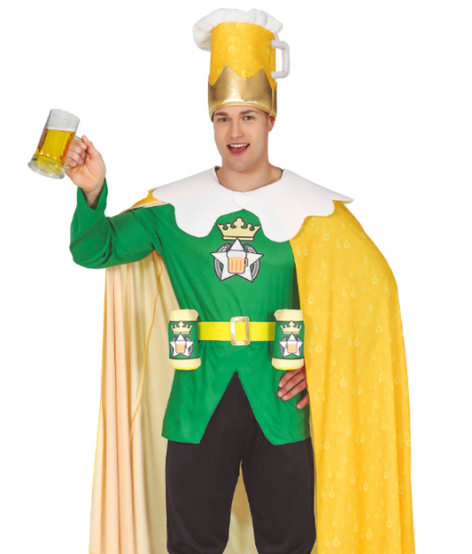 Déguisement humoristique roi de la bière adulte