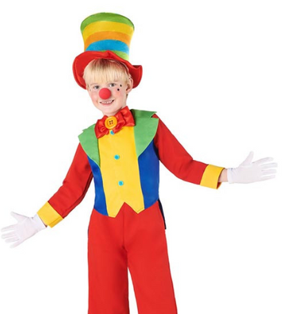 Déguisement de clown pittoresque pour enfants