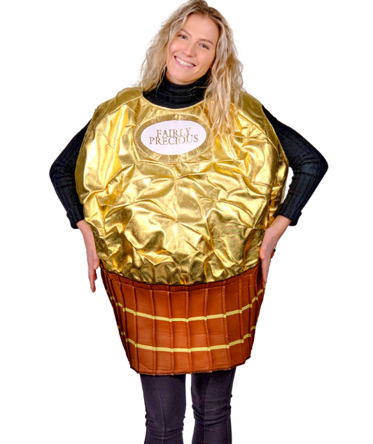 Déguisement confiserie doré adulte