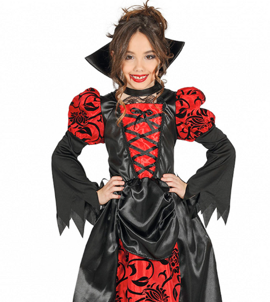 Déguisement noble comtesse vampire fille Halloween