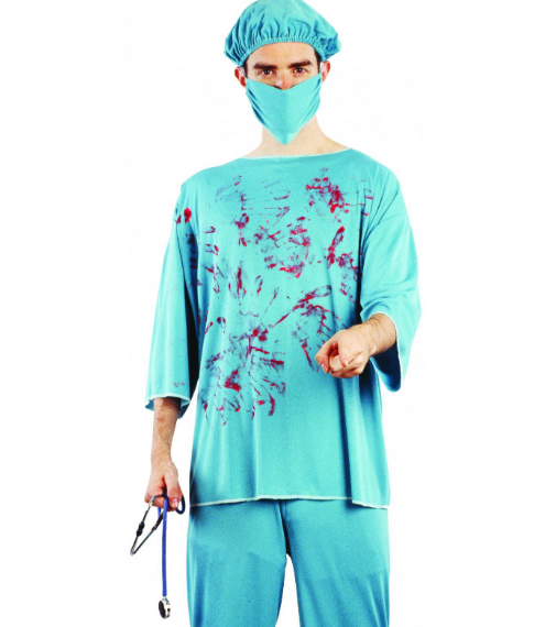 Déguisement chirurgien ensanglanté adulte