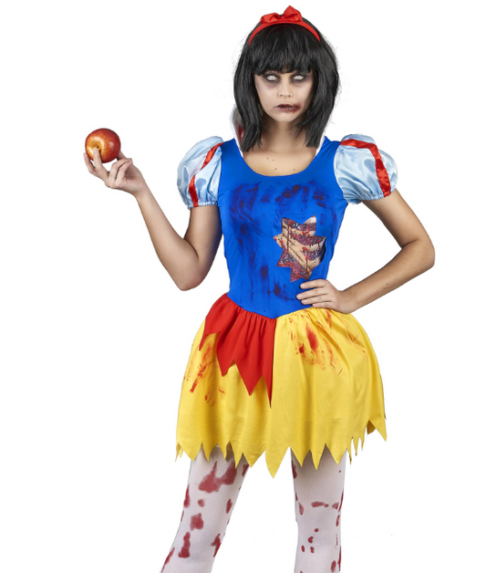 Déguisement princesse empoisonnée en sang femme