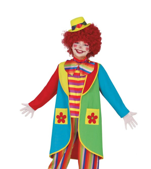Costume de clown fluide pour enfants
