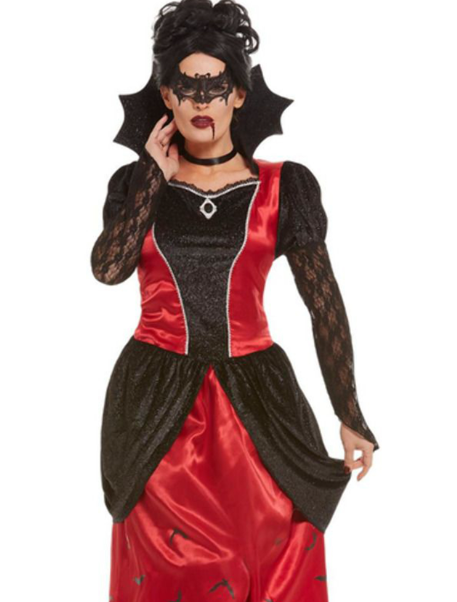 Déguisement vampire gothique masquée femme