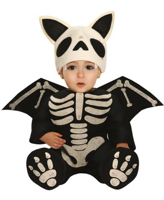Déguisement squelette chauve-souris bébé