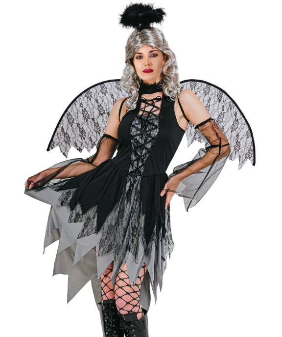 Déguisement ange gothique femme
