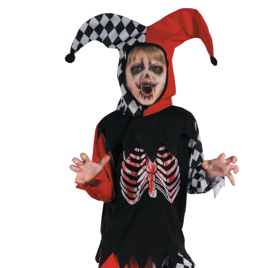 Déguisement arlequin sanglant garçon