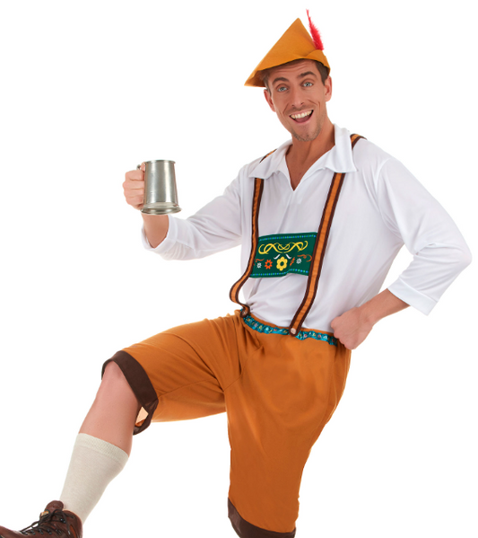 Déguisement Bavarois marron homme