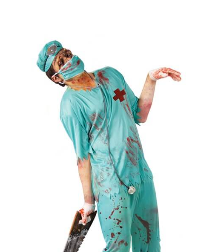 Déguisement de Chirurgien Zombie pour homme Halloween