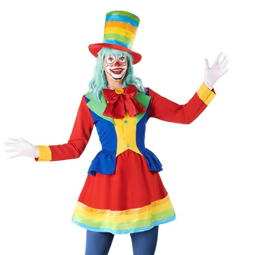 Costume de clown pittoresque pour femme
