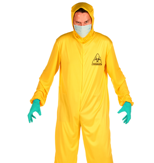 Déguisement combinaison contamination adulte