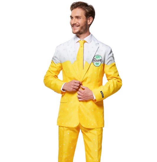 Costume Mr Bière jaune Suitmeisters™ adulte