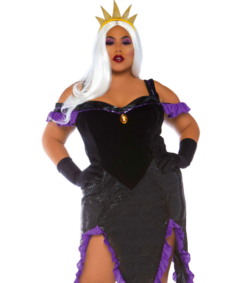 Déguisement sorcière des mers grande taille femme