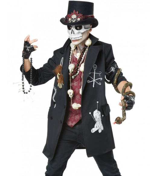 Déguisement de prêtre vaudou luxe homme