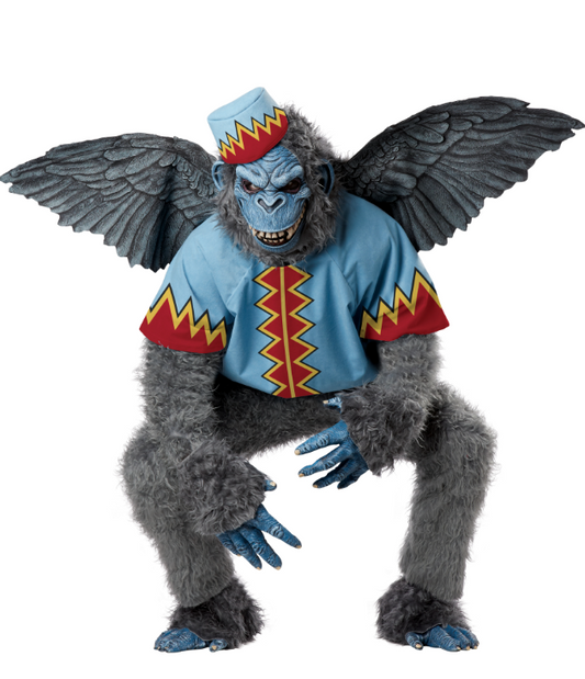 Déguisement singe volant gris homme LUXE