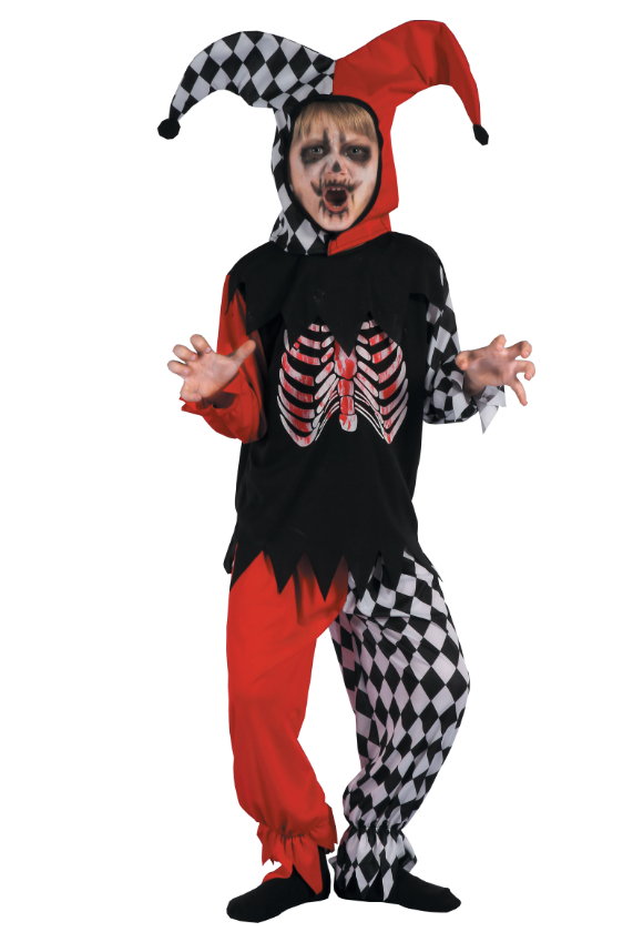 Déguisement arlequin sanglant garçon