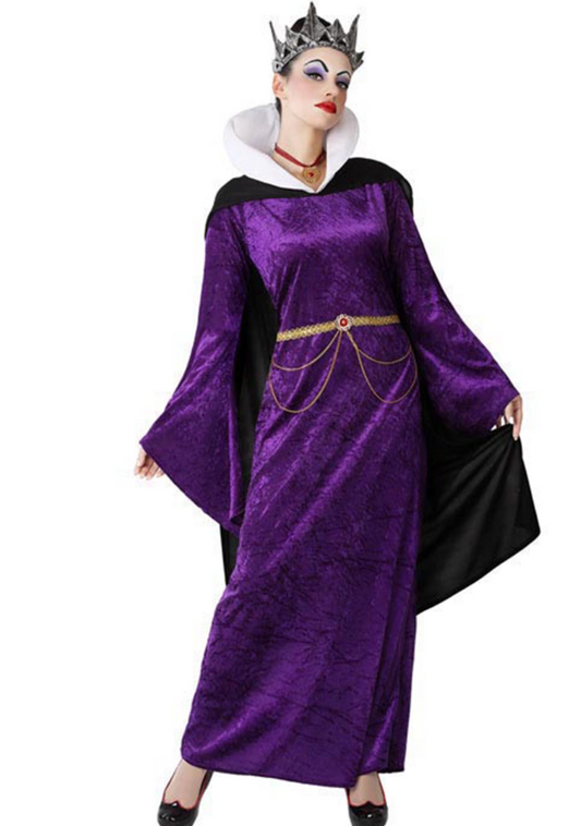 Déguisement méchante reine violette femme