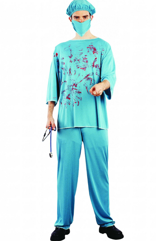 Déguisement chirurgien ensanglanté adulte