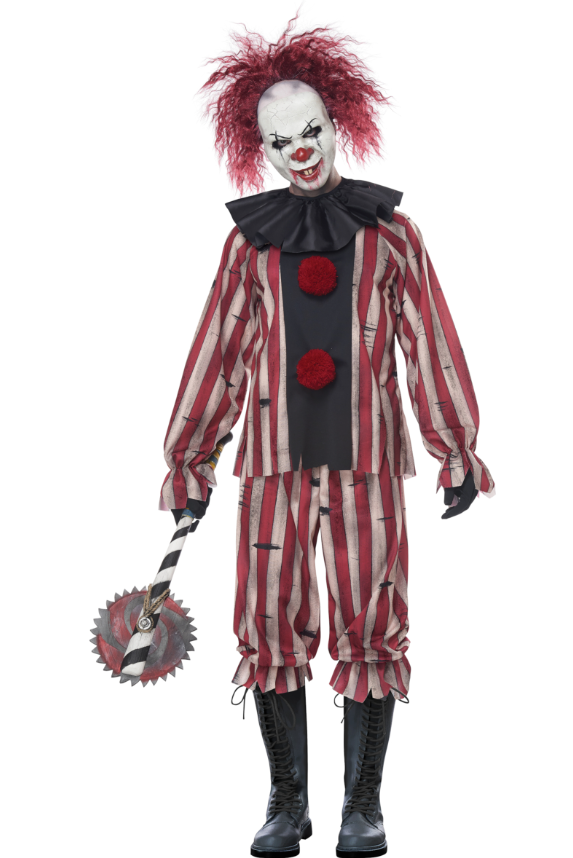 Déguisement clown démoniaque luxe adulte