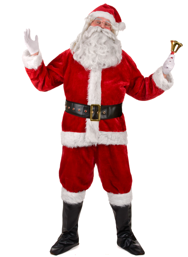 Déguisement complet père Noël Luxe adulte