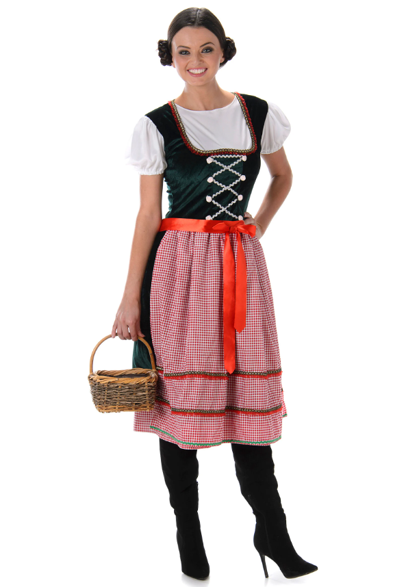 Déguisement Bavaroise robe longue femme