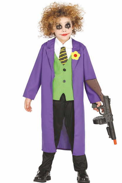 Déguisement clown joker fou enfant