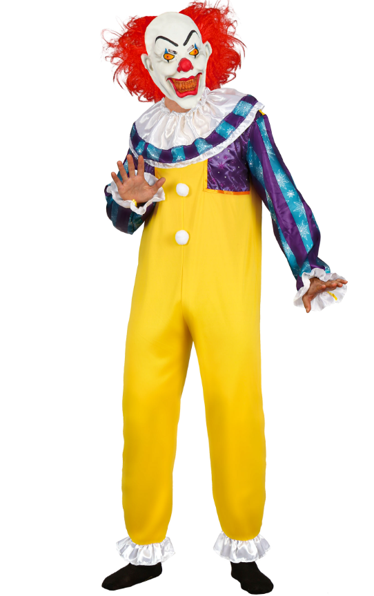 Déguisement clown de film d'horreur adulte