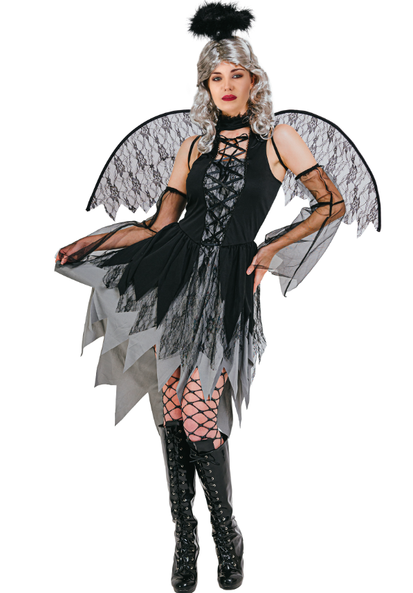 Déguisement ange gothique femme