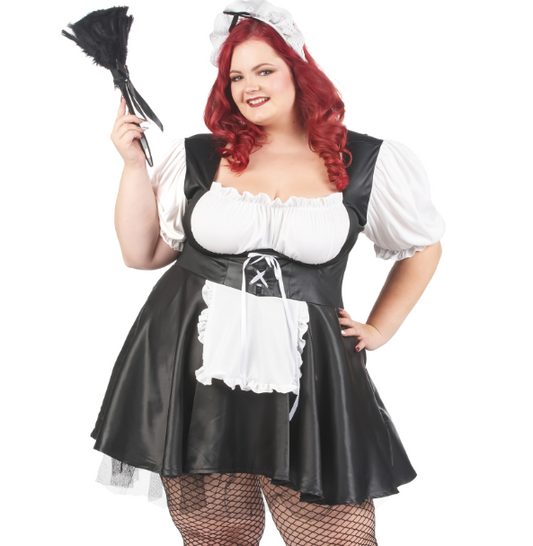 Déguisement grande taille soubrette femme