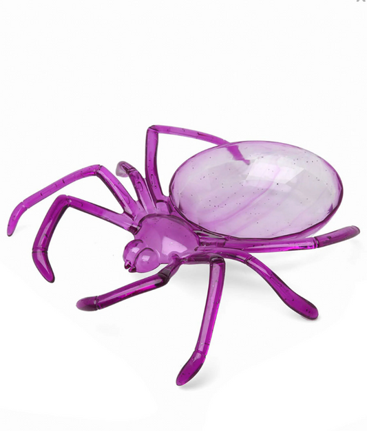 Plateau araignée violet 24 x 23 cm