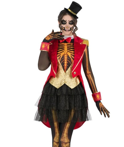 Déguisement Madame Loyal squelette femme