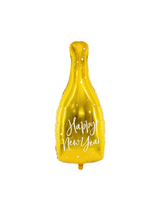 Ballon aluminium happy new year 32x82 cm