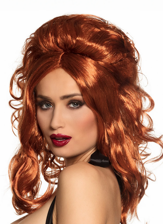 Perruque cowgirl rousse femme