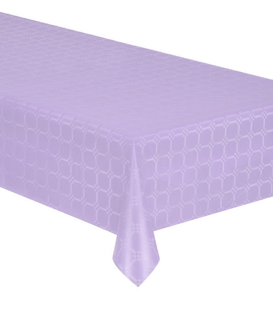 Nappe en rouleau papier damassé lilas 6 m