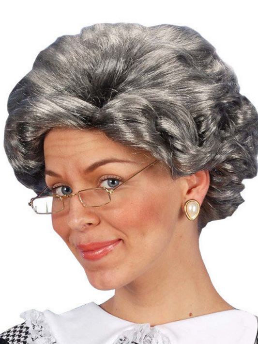 Perruque grand-mère adulte
