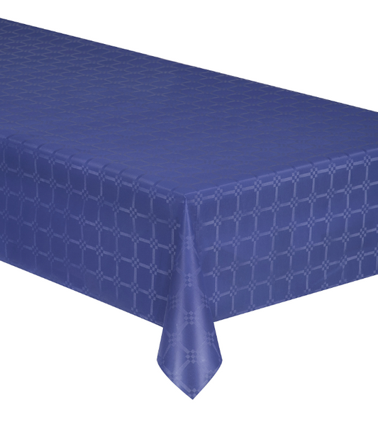 Nappe en rouleau papier damassé bleu marine 6 m